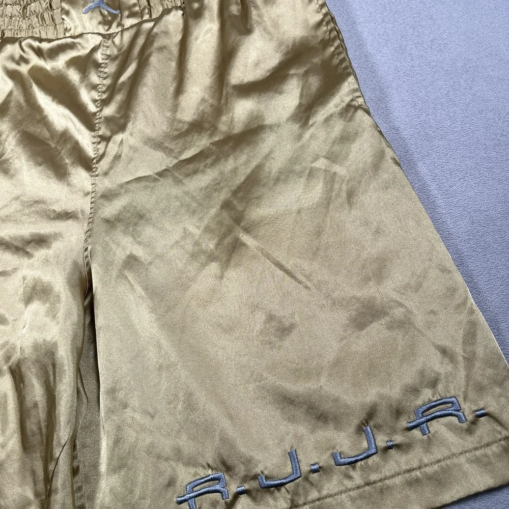 Roy Jones Jr Jordan Boxing Shorts Eastbay Catalog 90s Large Gold Collectors